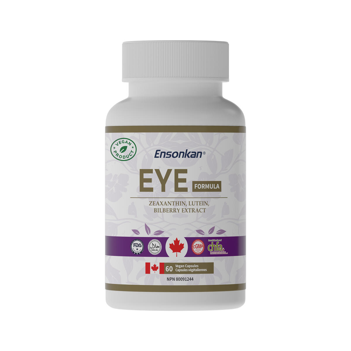 Ensonkan Eye Formula 60 Vegan Capsules 眼勁配方 60粒 Exp:2028/04