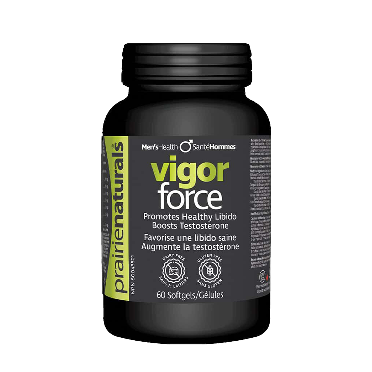 Prairie Naturals Vigor-Force 60 Capsules
