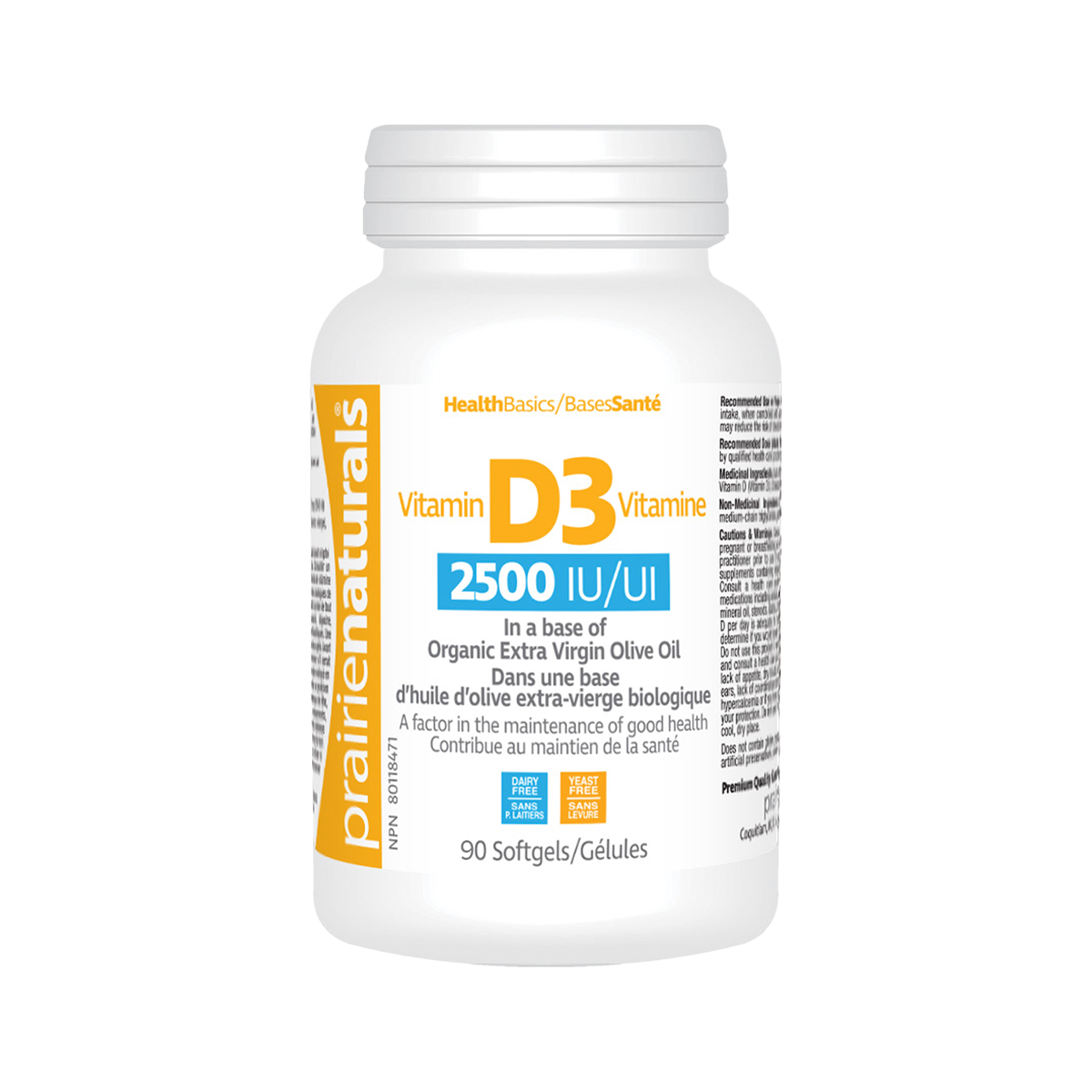 【Limited time offer】Prairie Naturals Super b-Force 50-60 V-Capsules