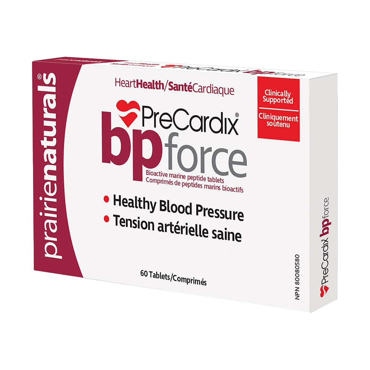 Prairie Naturals PreCardix® BP-Force-60Tablets 平衡血壓配方-60粒 (純天然成份,適合血壓不穩定容易偏高人士)