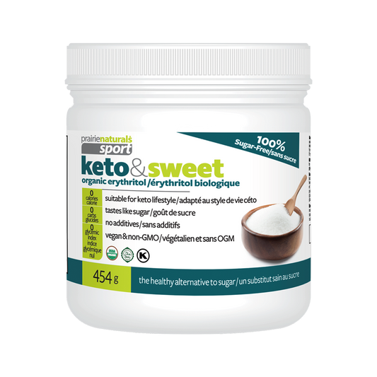 Prairie Naturals Keto & Sweet Organic 有機赤蘚糖醇 454g -       100% 天然、0 淨碳水化合物、 0 卡路里 , 適合減肥人士，生酮飲食人士￼(Exp: 2024/11)