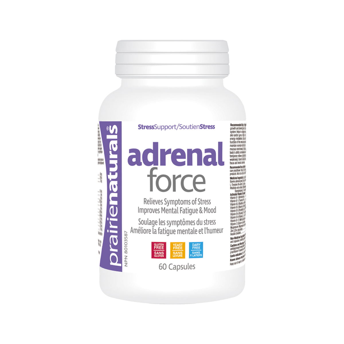 Prairie Naturals Adrenal Force  60 Capsules