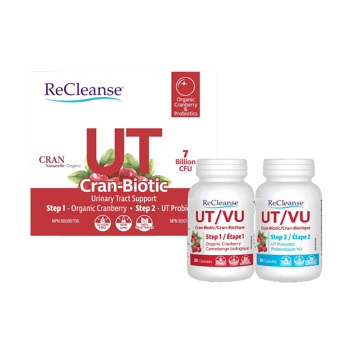 Prairie Naturals ReCleanse ® UT Cran-Biotic Kit