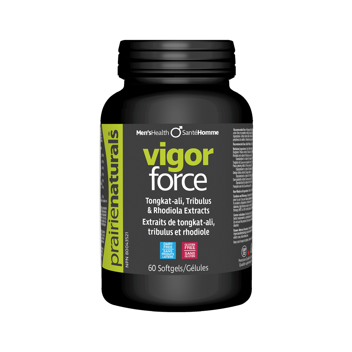 Prairie Naturals Vigor-Force 60 Capsules