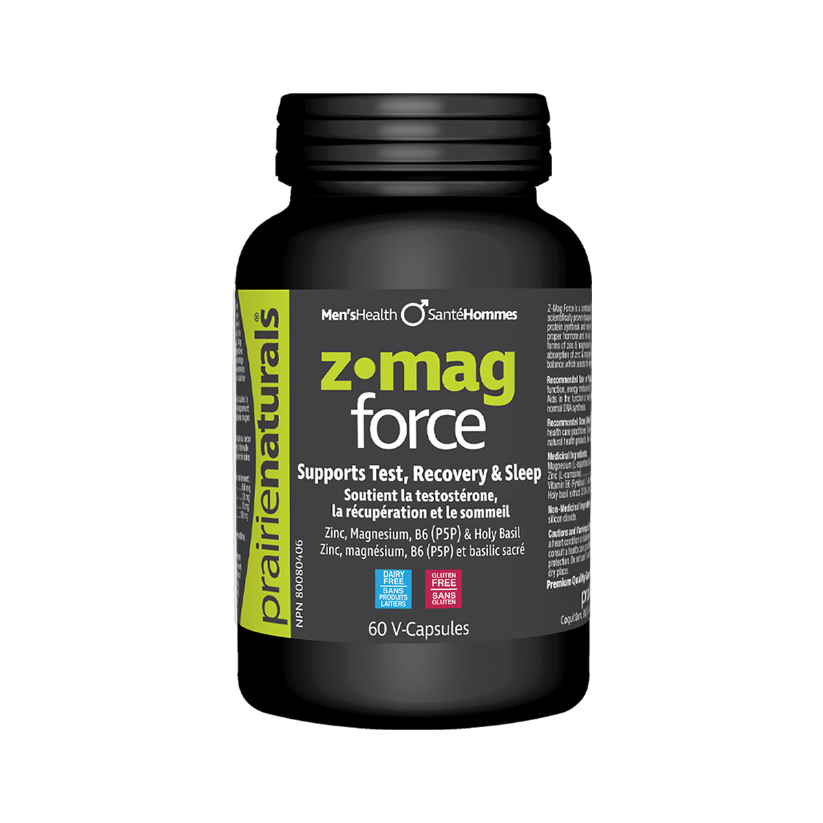 Prairie Naturals Z·Mag-Force 男士配方 60粒