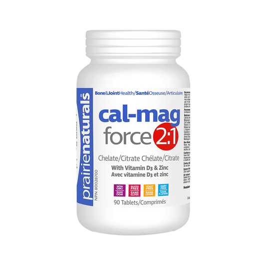 Prairie Naturals Cal-Mag-Force 鈣鎂 2:1 90粒 (Exp: 2025/02)