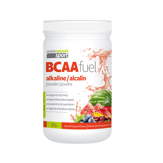 Prairie Naturals BCAA Fuel pH Balanced - Natural fruit punch flavor 315g