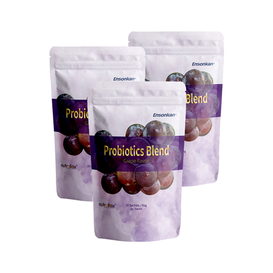 Ensonkan Probiotics Blend (Grape Flavor) - 30 sticks/pack【3 packs】