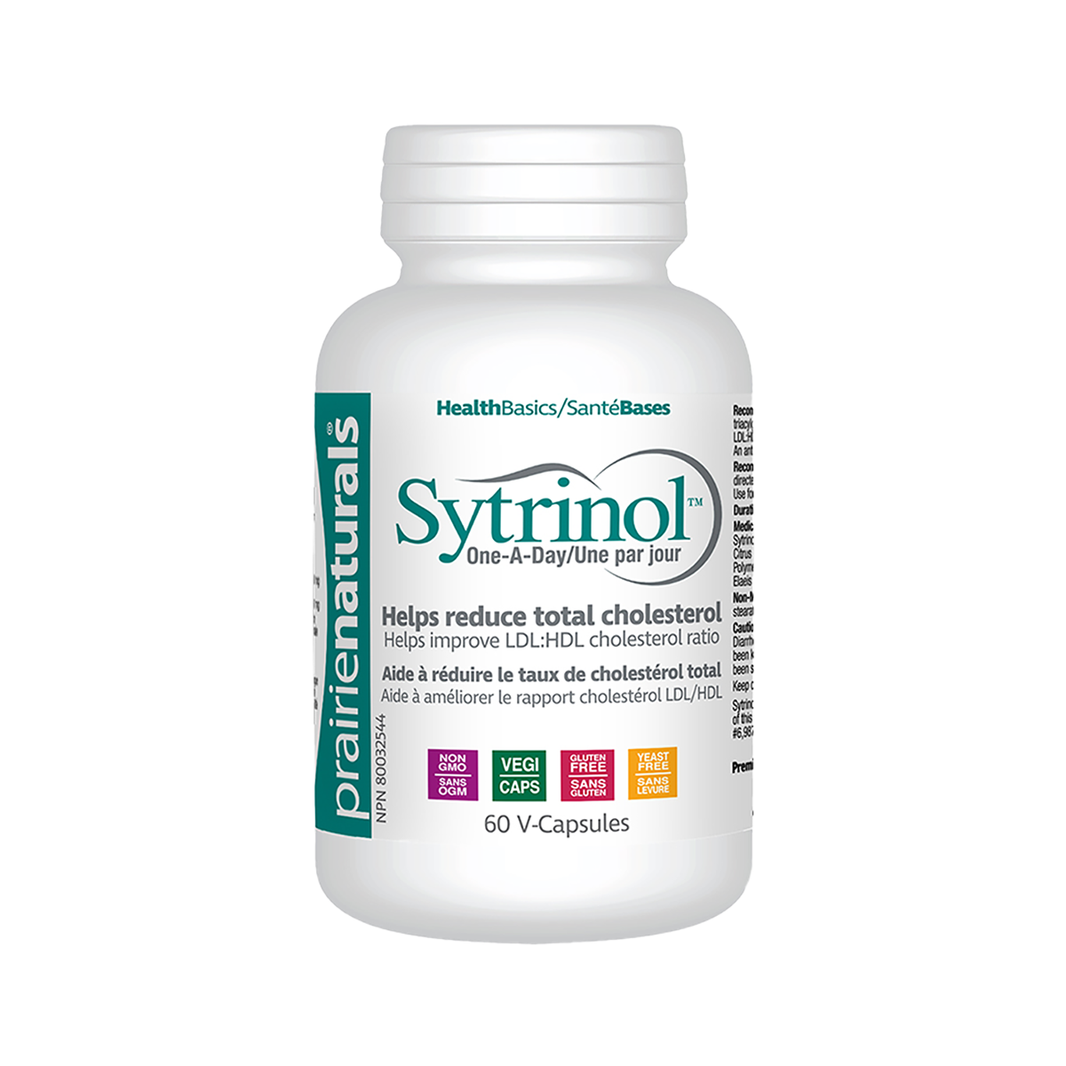 Prairie Naturals Sytrinol ® V-Capsule 清醇靈 60粒  30天內降低膽固醇