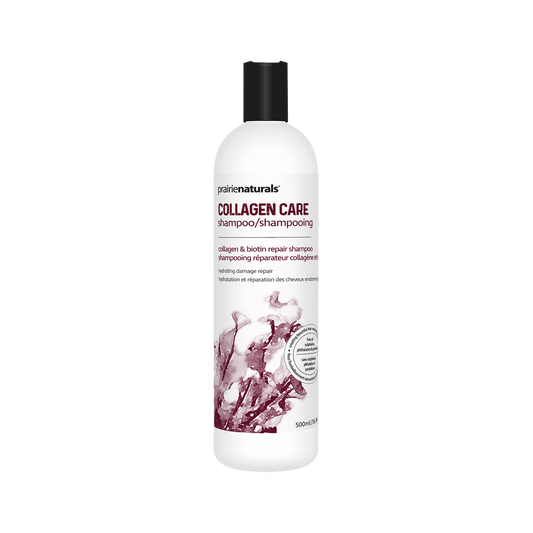 Prairie Naturals Collagen Care Marine Collagen & Biotin Shampoo / Shampooing 500ml