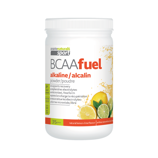 Prairie Naturals Fuel Alkalinized BCAA - Natural lemon-lime Flavour 支鏈氨基酸 （檸檬青檸味） 315g