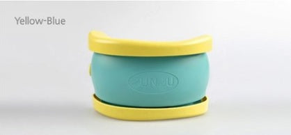 JUNJU 韓國品牌可折攜兒童坐廁黃+藍